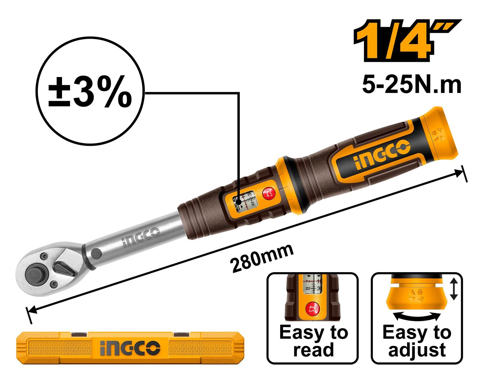 Preset torque wrench