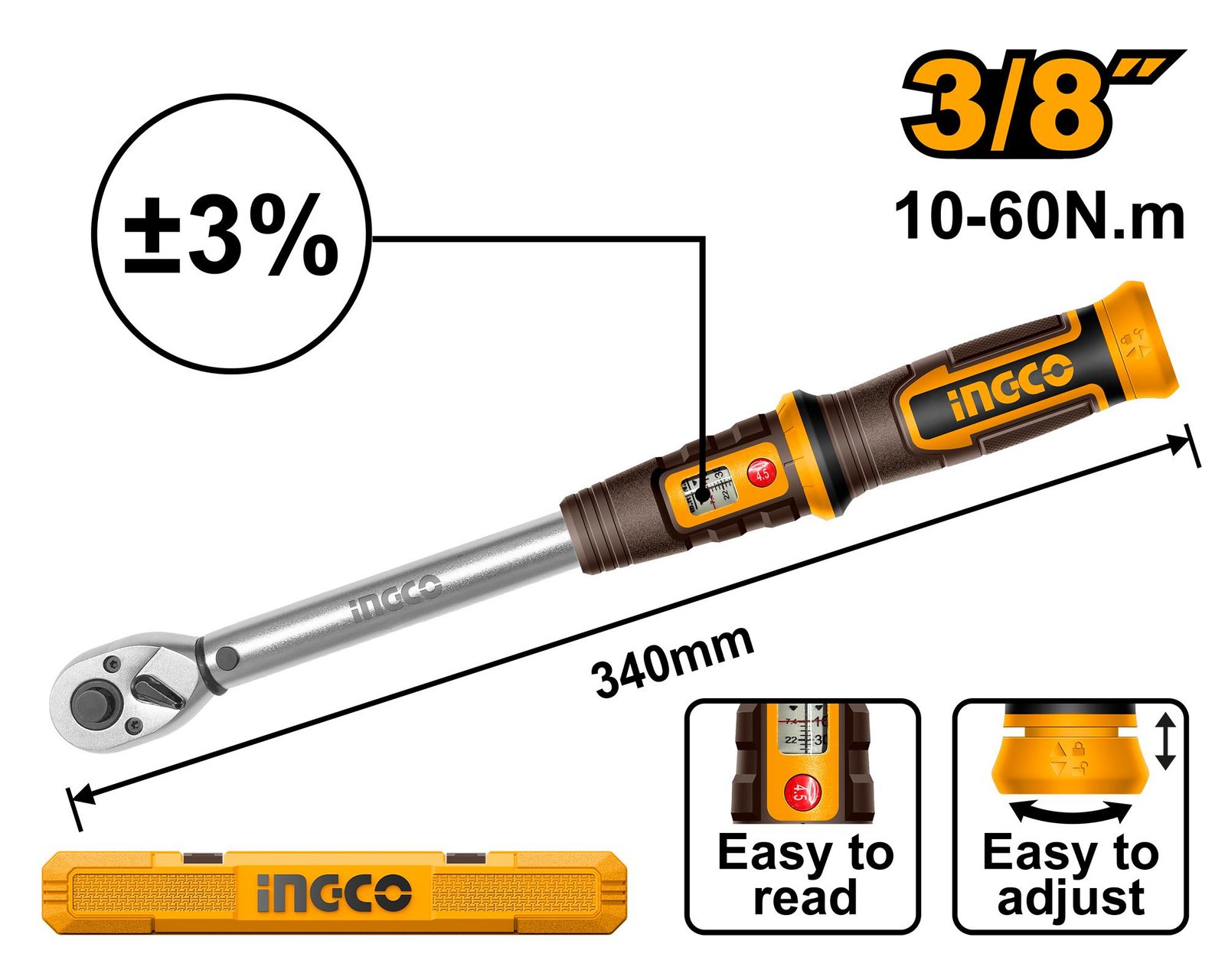 Preset torque wrench