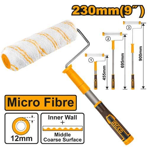 Telescoping cylinder brush