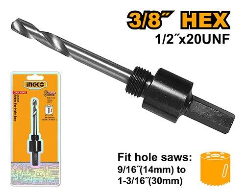 Arbor for hole saw