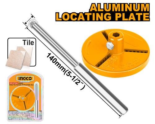 Arbor for carbide gritted hole saw set