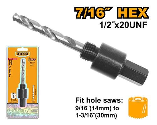 Arbor for hole saw