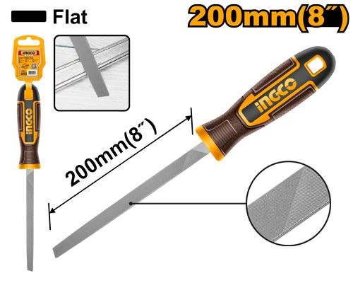 Flat steel file