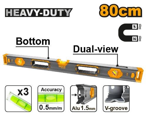 Spirit level(With powerful magnets)