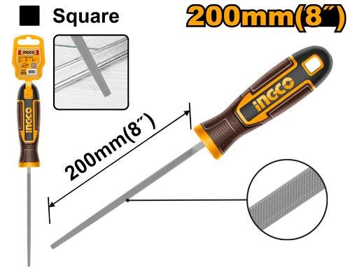 Square steel file