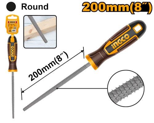 Round wood file