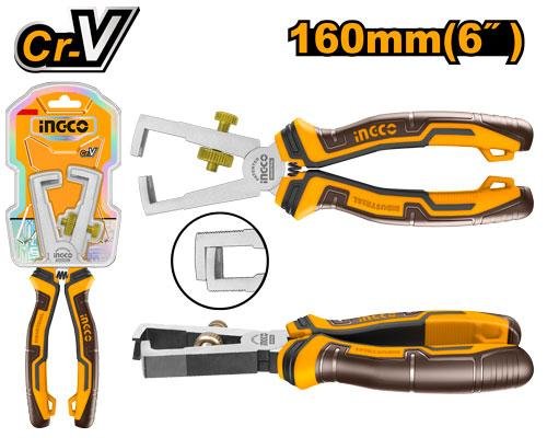 Wire stripping pliers