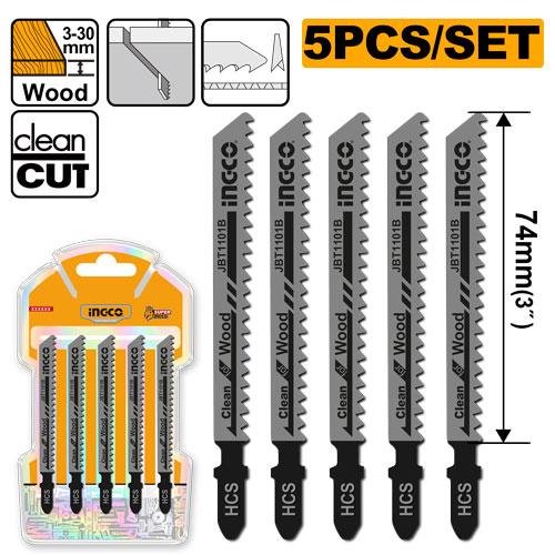 Jig saw blade for wood