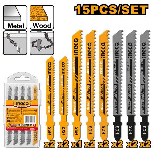Jig saw blade set