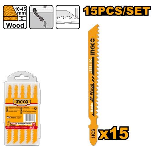 Jig saw blade set