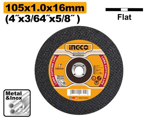 Abrasive metal cutting disc