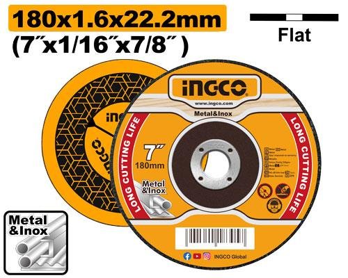 Abrasive metal cutting disc