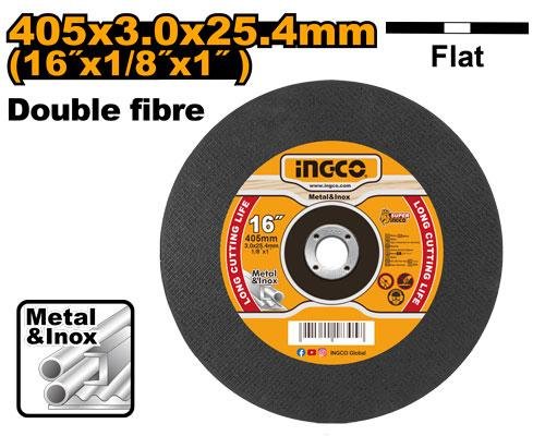Abrasive metal cutting disc