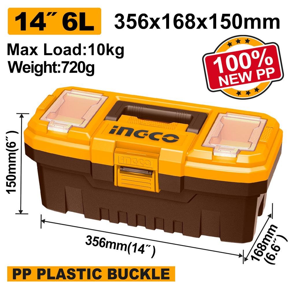 14" Plastic tool box