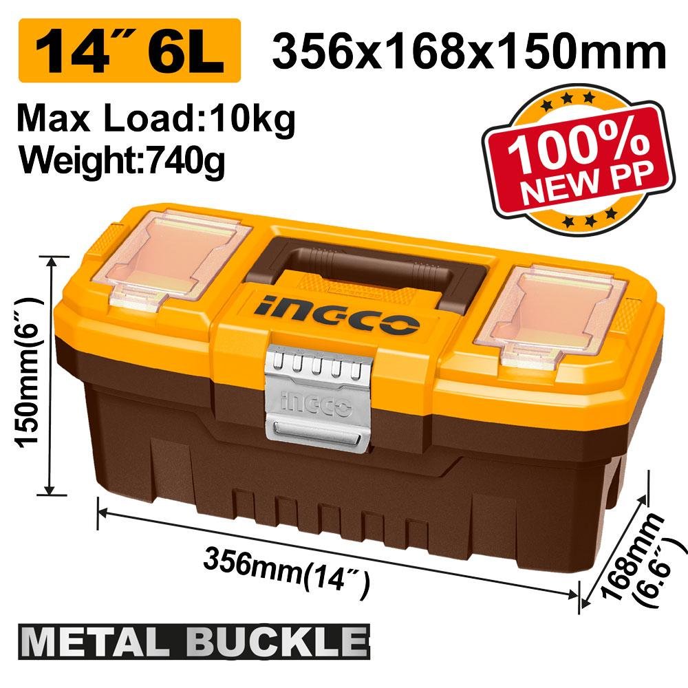 14" Plastic tool box