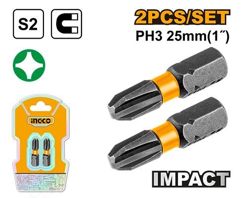Impact screwdriver bits