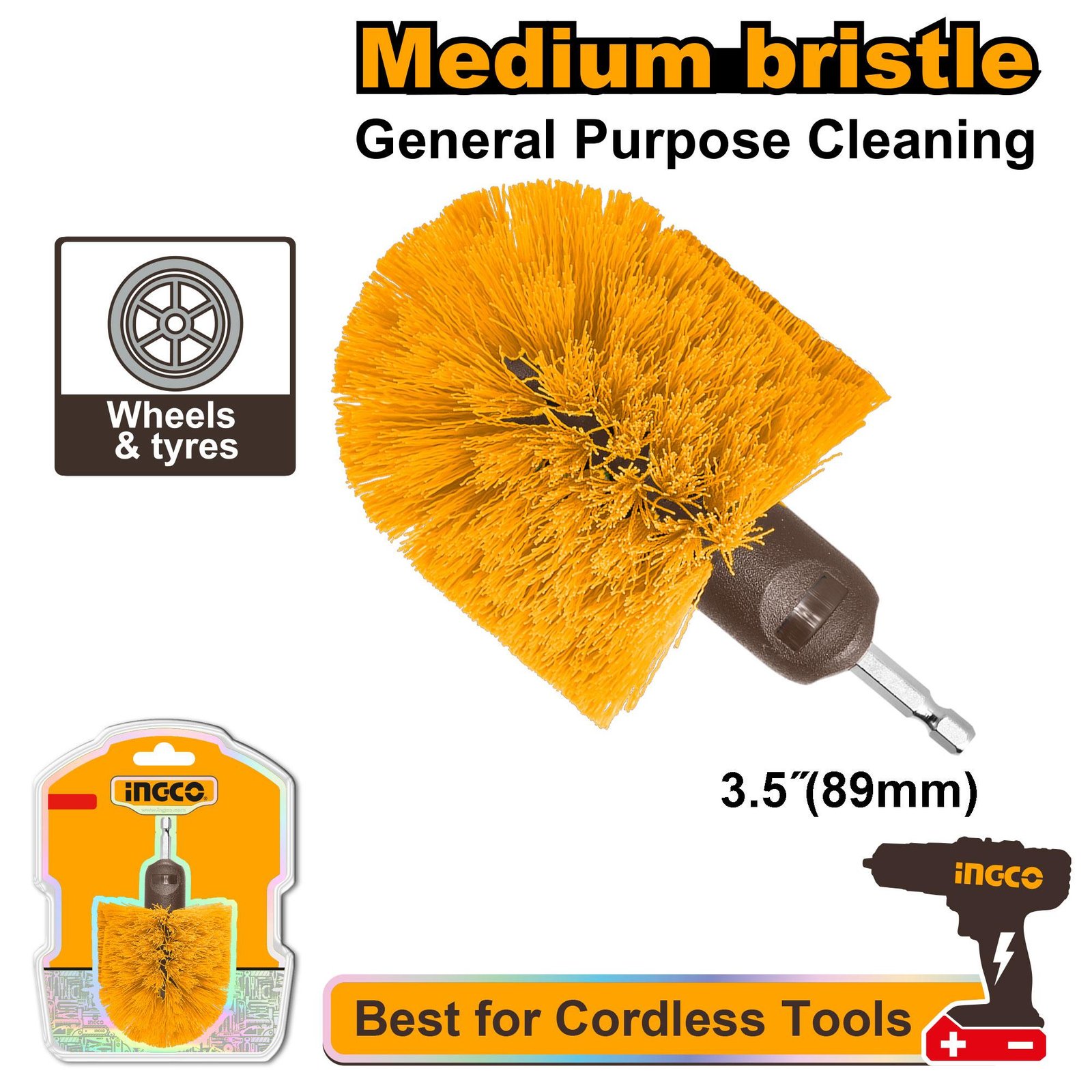 Medium bristle brush